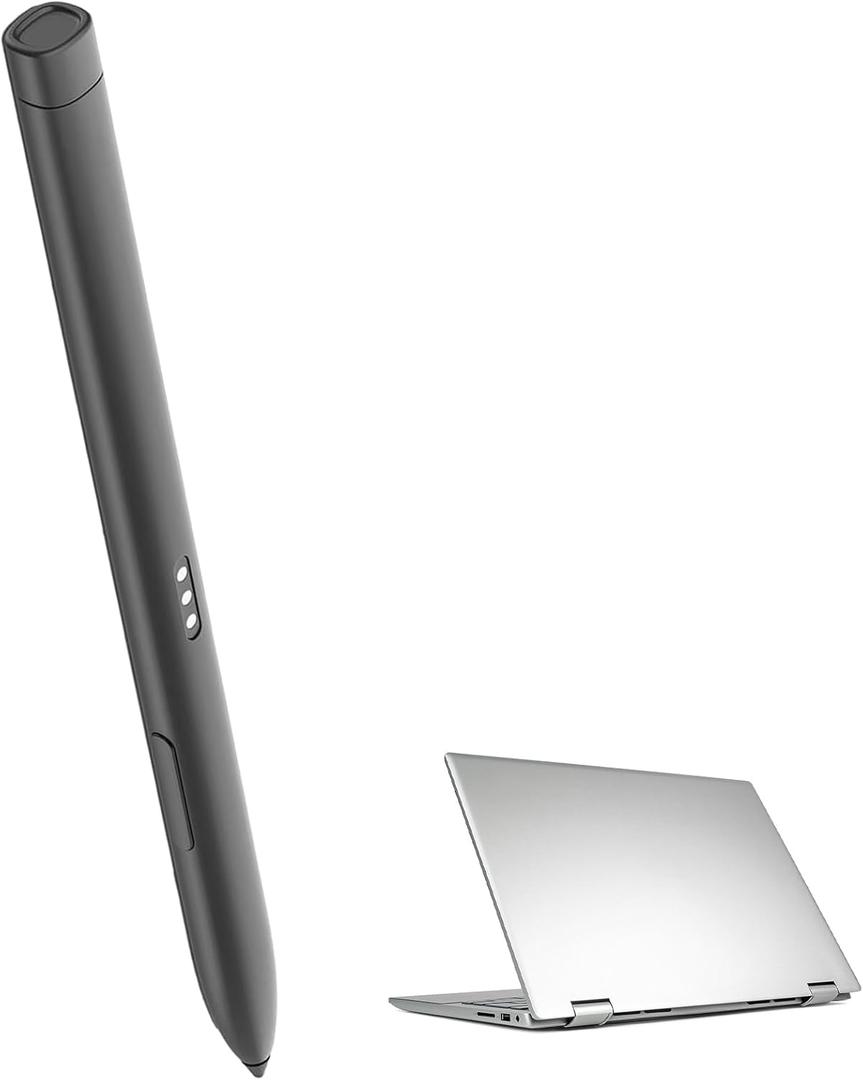 Slim Pen for Dell Active Pen PN5122W, Slim Rechargeable Pen Compatoble with Dell 2 in 1 Laptop for Inspiron 7420 7425, for Latitude 3340 5310 7210 Pen, for XPS Pen
