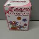 windpaint Fabric Flower Bouquets Toys, Christmas Gifts DIY Craft Kits Toys for Kids, Arts & Crafts for Girls 3 4 5 6 7 8 9 10 Years Old Toddler, Educational Learning Preschool Birthday Gifts(Purple)