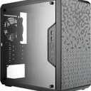 Cooler Master MasterBox Q300L Micro-ATX PC Case  Compact mATX Computer Case with Magnetic Dust Filters, Modular Adjustable I/O Panel, Perforated Airflow Design, 1 x 120mm Pre-Installed Fan, Black
