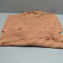 Sovoyontee Women's 2025 Fall Oversized Crewneck Long Puff Sleeve Chunky Knit Pullover Sweater Tops, Large