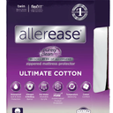 AllerEase Ultimate Cotton Top Mattress Cover Protector, Queen - Zippered, Waterproof