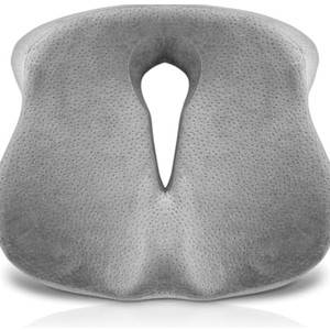 Large Memory Foam Seat Cushion for Tailbone, Coccyx & Pressure Relief – Ergonomic Cushion for Office Chair, Car, Home & Wheelchair – Ultimate Comfort for Long Sitting Hours