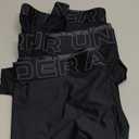 Under Armour mens Multi-pack Performance Tech Mesh Boxerjock Brief, 6" Inseam, All-day Comfort (Large, Black Solid - Core 3 Pack)