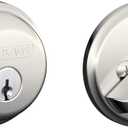 SCHLAGE Single Cylinder Deadbolt, Polished Nickel (B60 N 618)