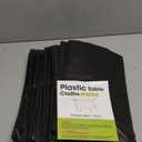 Black Plastic Party Tablecloth, Round, 84in (Pack of 20)