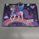 homicozy Art Supplies Kit for Kids Ages 4-12,Unicorn Art Case Coloring Set,Drawing Kits with Markers, Crayons, Colored Pencils,Oil Pastels,Coloring Book,School Supplies,Gift for Kids Artist Age 4+