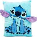 Jay Franco Disney Lilo & Stitch 3D Snuggle Pillow - Super Soft Measures 15 Inches (Official Disney Product)