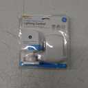 GE Wireless Remote Wall Switch Light Control, No Wiring Needed, 1 Grounded Outlet, Off White Paddle, Plug-In, Up to 100ft Range, Ideal for Indoor Lamps, Small Appliances, and Seasonal Lighting, 18279