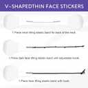 Face lift tape, 90pcs Invisible Face Tape for Lifting, Hiding Double Chin & Wrinkles, Lifting Eyes, Face, Neck Skin Tightening for Women