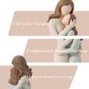 Mother Daughter Figurines Gifts for Mom from Daughter Mother of the Bride Gifts to My Mom, I Love You Moms Statue Mothers Day Figurines Sentimental Gift for Moms Wife Christmas Birthday Gift for Women