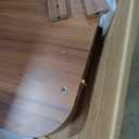 LITTLE TREE 47.2" Coffee Table, 2-Tier Coffee Table with Storage, Safe Rounded Corners, Square Modern Farmhouse Table for Living Room, Bedroom, Kids Room, 47.24" W x 23.62" D, Brown