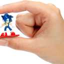 Jada Sonic The Hedgehog Nano Metalfigs 18 Pack Series 2 Die-Cast Figure Set Includes Sonic, Shadow, Amy Rose, Rouge Toys