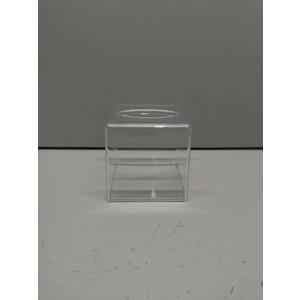 Square Clear Acrylic Tissue Box Covers, Big Bathroom Facial Napkin Box Holders, Table Clear Dryer Sheet Dispenser for Bathroom, Kitchen and Cars