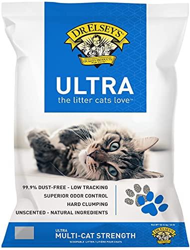 Dr. Elsey's Ultra UnScented Clumping Clay Cat Litter 40 lb. Bag Dr. Elsey's Ultra UnScented Clumping Clay Cat Litter 40 lb. Bag