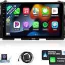 Naifay Android Car Radio for Toyota Highlander 2014-2019 with Wireless Carplay & Android Auto, 2+32G 10.1" IPS Touch Screen Car Stereo for Highlander with Bluetooth/GPS/WiFi/SWC/Split Screen/Camera