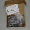 Adjustable Handlebar Bike Mirror, Shatterproof HD Glass Lens, Universal Fit Rearview Bicycle Mirrors, 360 Rotatable, Compatible with Mountain Bikes, E-bikes, Road Bikes(1 Pair)