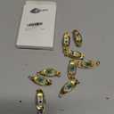 Skylety LED Fishing Lures Fishing Spoons Underwater Flasher Bass Halibut Saltwater Trolling Deep Drop LED Lighted Bait Flasher(9 Pcs)