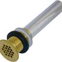 Kingston Brass KB4007 Fauceture Grid Drain without Overflow, Brushed Brass, 8.25 x 2.25 x 2.25