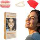 Denture Do it Yourself Full Set of Top and Bottom Fake Teeth to Create Your Perfect Smile at HomeNK01