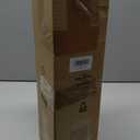 Double Curtain Rod, 1 Inch Bronze Extra Long Dual Curtain Rods 72 to 144 Inch with Aluminium Modern End Cap Finial, Adjustable Heavy Duty Window Treatment Rod, Telescopic Metal Double Drapery Pole Set, Bronze, 36"-144"