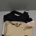 PoseFree Womens Seamless Wireless Supportive Bra Push Up Comfort Soft No Underwire Full Coverage T-Shirt Bra (4X-Large, Nude+black)