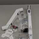 Suptek Monitor Mount Gas Spring Monitor Arm Desk Mount Fully Adjustable Fits 17 20 22 23 24 26 27 32 35 inch Monitors Weight Capacity up to 24.25 lbs, White