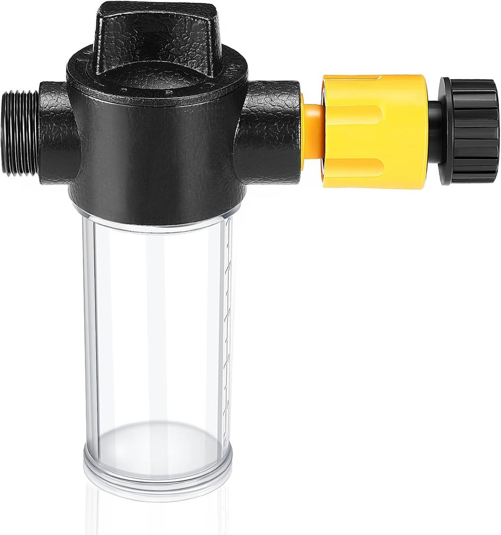 Boat Engine Flush Mixer Liquid Flow Valve for Salt Remover Solution Ideal to Flush Outboard and Inboard Engines Connects with Garden Hose, Spray Nozzle, Engine Flusher