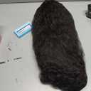 Afro Wig V Part Kinky Curly Wigs for Black Women, 180% Density Wear and Go Glueless Wig with Unique Bouncy Curls in the End, Synthetic No Leave out Clip in (#2, 24 Inch)