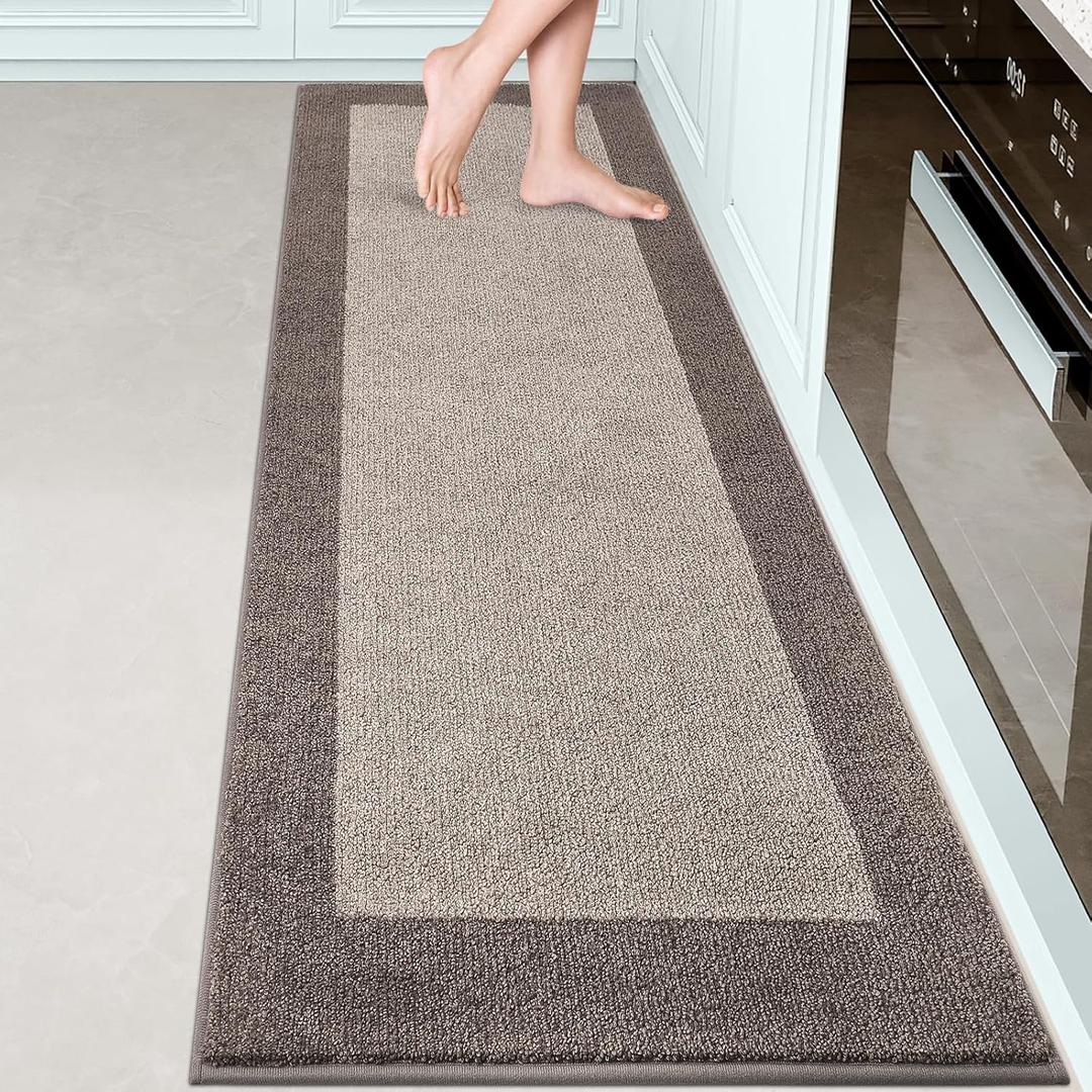 2x8 Runner Rug for Hallway, Long Runner Rugs Non Slip, Coffee
Soft Washable Memory Foam Carpet for Bedroom, Non Slip Backing Runners Rug for Hallways, Kitchen, Bathroom, Entryway Home