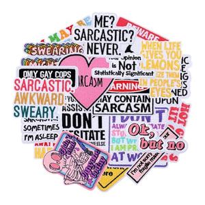 20 PCS Funny Sarcastic Embroidered Iron On Patches,Cool Humor Sew On Applique Patches For Adults,Funny Snarky Embroidery Patch For Clothes,Backpacks,Trucker Hats,Jeans