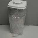 Ankou Airtight Pop Food Storage Container with Lid & 130ml Scoop, 4L/4.2qt BPA-Free Cereal, Rice, Flour, Pasta & Snack Container, Stackable & Durable,Kitchen Pantry Organizer