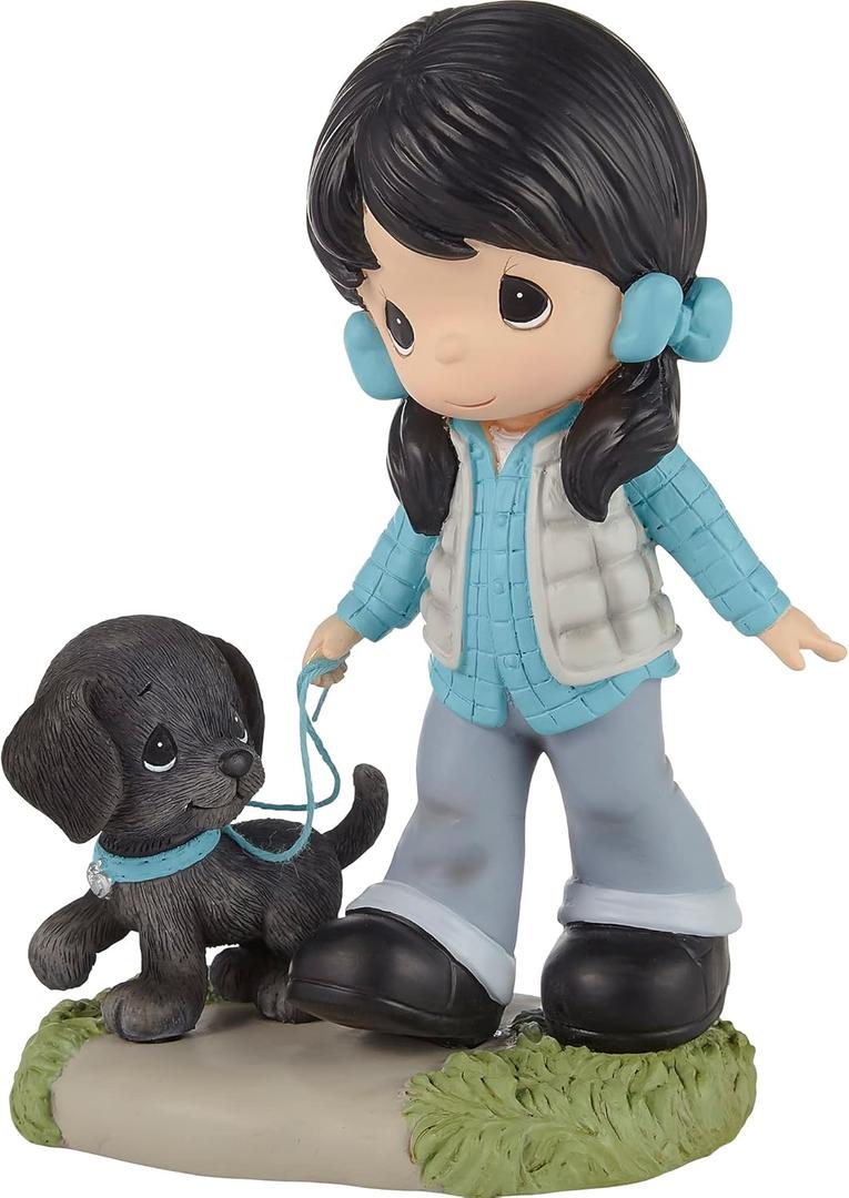 Precious Moments 226401 I Labradore You Black Labrador Resin Figurine, Multicolor