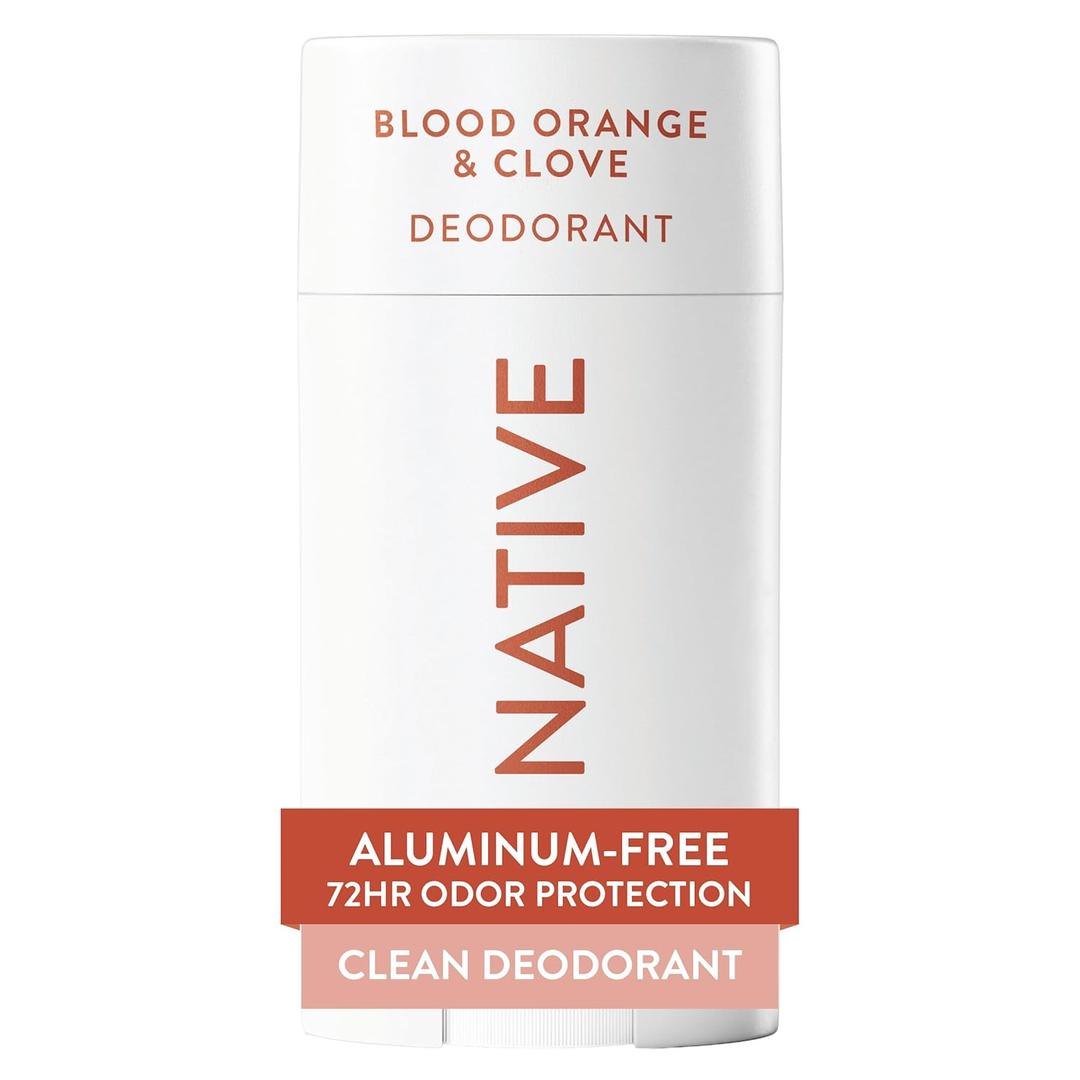 Native Deodorant Contains Naturally Derived Ingredients, 72 Hour Odor Control, Deodorant for Women and Men, Aluminum Free, Blood Orange & Clove 2.65oz