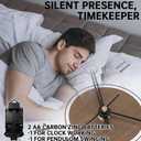 Large Wall Clocks for Living Room,Silent Non-Ticking Quartz Battery Operated,Modern Decorative Wall Clock for Kitchen Bathroom Bedroom Home Wall Decor,20x27inch