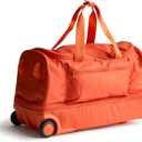 Vera Bradley Women's Ripstop Adair Rolling Duffel Travel Bag (Koi Orange)