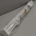 Reinforced 96" Wide Retractable Baby Gates Extra Wide Dog Gate with Support Rods - Prevent Crawling Under, Retractable Dog Gate Indoor Outdoor Retractable Gate Wide Baby Gates for Large Openings,White