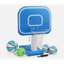 2 Pack Pool Basketball - Choose Between Size 3 and Size 6, Waterproof Ball with Anti-Slip Grip, Sturdy for Swimming Pool Basketball Hoops & Games
