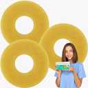 30Pcs Ostomy Barrier Rings, 2mm Thickness Hydrocolloid Tape Cohesive Seals, Elastic Moldable Skin Extender, Ostomy Supplies for Colostomy, Ileostomy & Urostomy Bags
