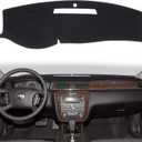 Dashboard Cover Dash Cover Mat Pad Custom Fit for Chevy Chevrolet Impala 2006-2013/Impala Limited 2014-2016 (Black)