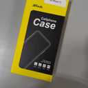 JETech Cute Case for iPhone 15 6.1-Inch, Wave Frame Curly Shape Shockproof Phone Cover for Women and Girls, Clear Hard PC Back (Pink)