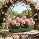 10pcs Flower Mud Fixing Plate, Floral Foam Bowls Rectangle Flower Arrangement Holder Tray Flower Arrangement Base for Table Party Wedding Festival Flower Decor