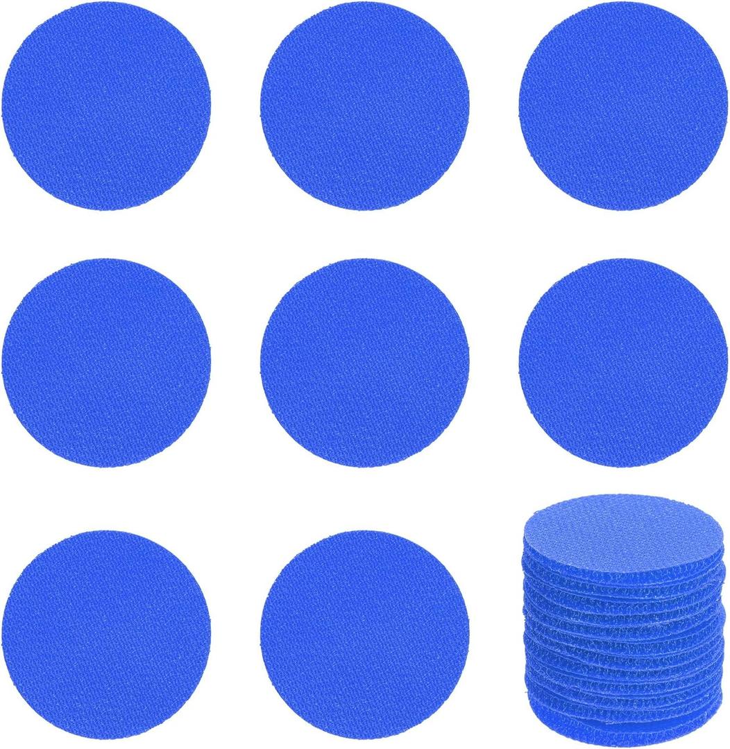 PATIKIL 1.6" Carpet Spot Markers, 35Pcs Circle Floor Dots Markers Carpet Spots for Teacher Classroom Decoration Elementary Preschool Supplies, Blue