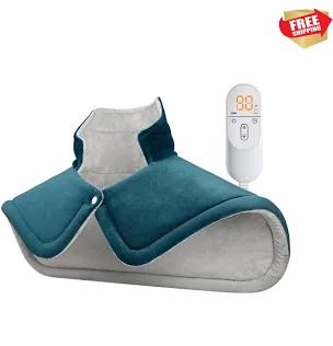 Heating Pad for Neck Shoulders Back, Valentines Day Gifts for Her Him, Weighted Heated Pad Neck Wrap Warmer for Mom Dad, Anniversary | Birthday Gifts for Women Men Wife Husband Girlfriend Boyfriend