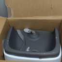 Ingenuity SmartClean Toddler Booster Seat for Kitchen Chair  Lightweight for on-the-go, Easy-Clean, 3-Point Harness Strap  Booster Seat for Dining Table, Slate