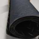 3mm Thin Diamond-Plate Rubber Flooring Roll, 2X 4 ft Waterproof Anti Slip Mat, Multi-Purpose Easy Clean Floor Protector for Garage, Laundry Room, Gym, Kennel