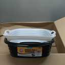 Arm & Hammer Rimmed Cat Litter Box with High Sides and Microban, Made in USA