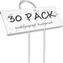 STARTOSTAR 30-Pack Metal Plant Labels, 10.6" Garden Markers Reusable Nursery Tags for Vegetables Herb Flower Seed Greenhouse