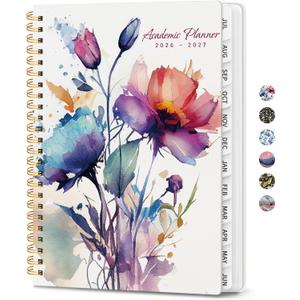 4 x ZOTIA Academic Planner 2026-2027, Monthly & Weekly Jul 2026-Jun 2027