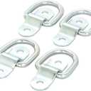Progrip 822640 Light Duty Truck and Trailer Cargo Surface Mount Tie Down with D Ring Pack of 1 
Silver