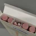 Tapered Dinner Candles - Soy & Paraffin Blend, Dinner Candles with Long-Lasting 7-Hour Burn for Stylish Homes - Candle in Curated Colors Ideal Gift for Hosts, Brides & Event Planners-Dusty Rose (Pack of 6)